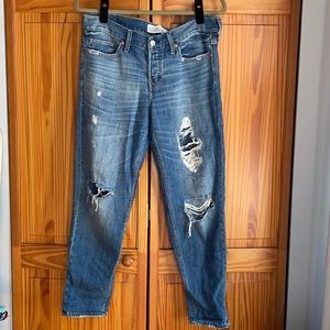 Abercrombie boyfriend straight jeans